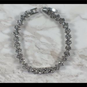 Vintage Sterling Silver Gemstone Bracelet